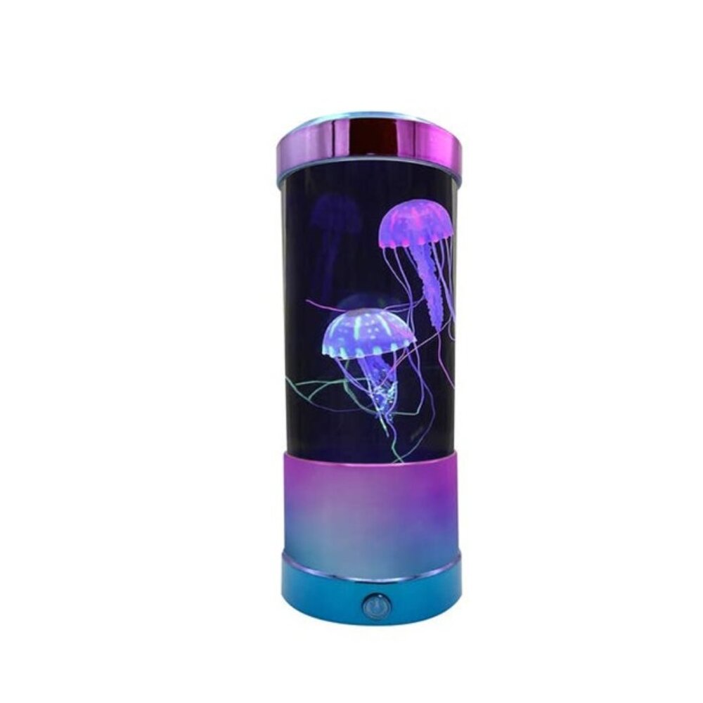Mini Lumina Jellyfish Mood Lamp with Led Lights-Metallic